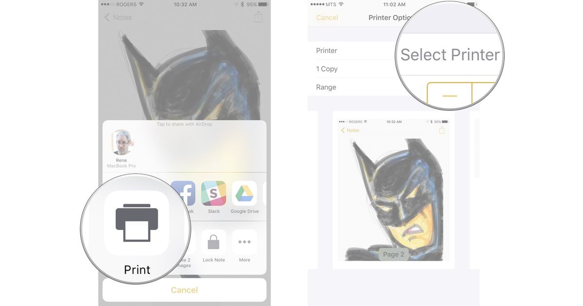 How to share, save, and print in Notes on iPhone and iPad | iMore