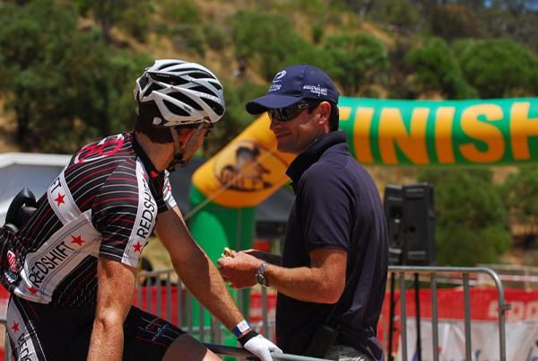 Andrew Blair gets some final words from Chris Clarke.