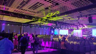 Crowds enter the headliner stage at NetApp Insight 2024