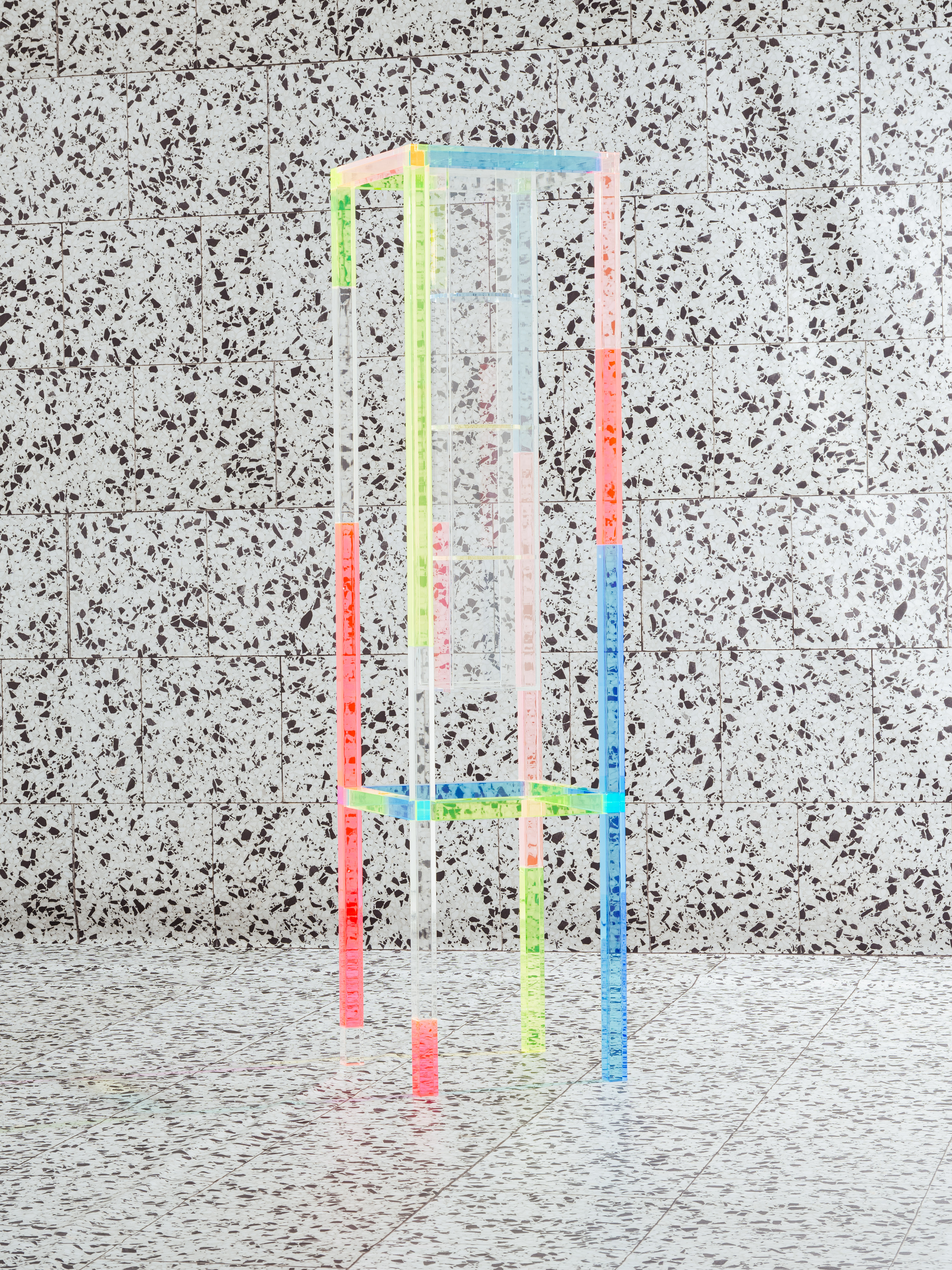 Shiro Kuramata multicoloured cabinet