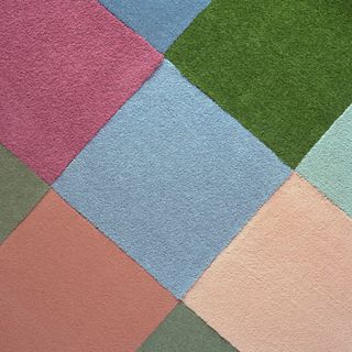 carpets with coloured and multicolour