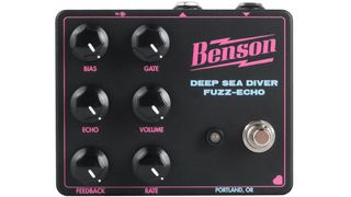 Benson Deep See Diver Fuzz-Echo: the Portland, Oregon amp and pedal brand has teamed up with Deep Sea Diver's Jessica Dobson for pedal to help you nail her signature indie sound – but it's a whole lot more than that.