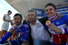 Nacer Bouhanni, Marc Madiot and Arnaud Demare