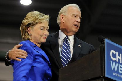 Hillary Clinton and Joe Biden.