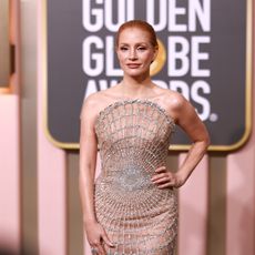 Jessica Chastain attends the 80th Annual Golden Globe Awards at The Beverly Hilton on January 10, 2023 in Beverly Hills, California.