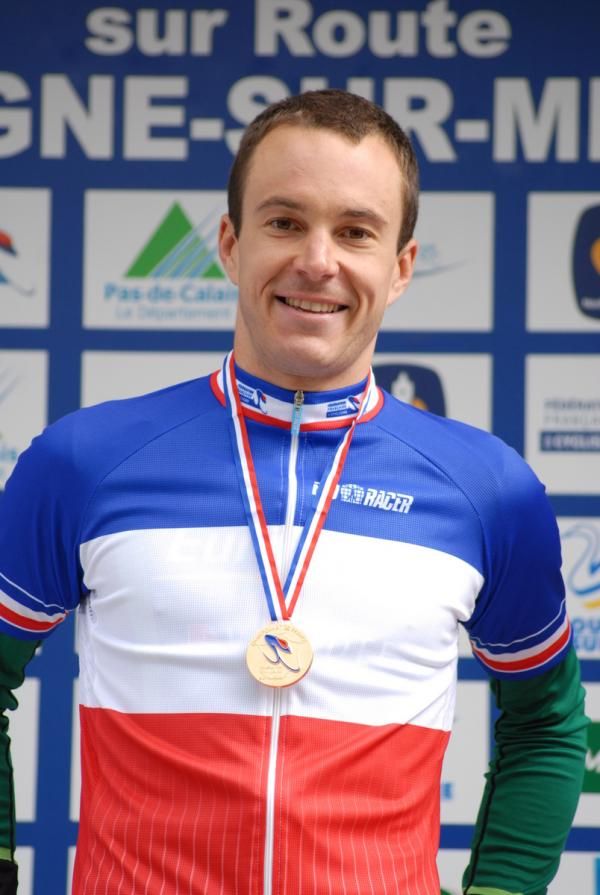 Christophe Kern in his newest item of clothing.