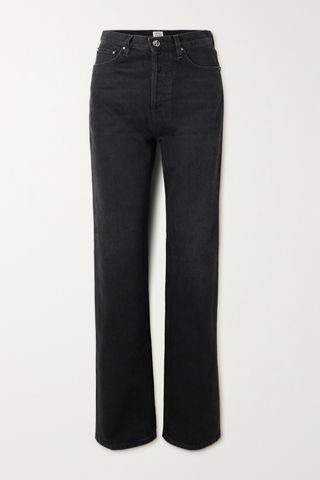 + Net Sustain High-Rise Straight-Leg Jeans