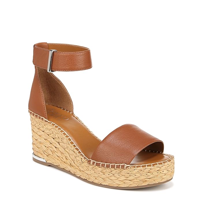 Clemens Raffia Espadrille Wedge Heel Sandals