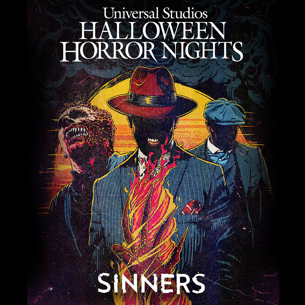 Poster for the official Sinners Haunted House at HHN 2026.