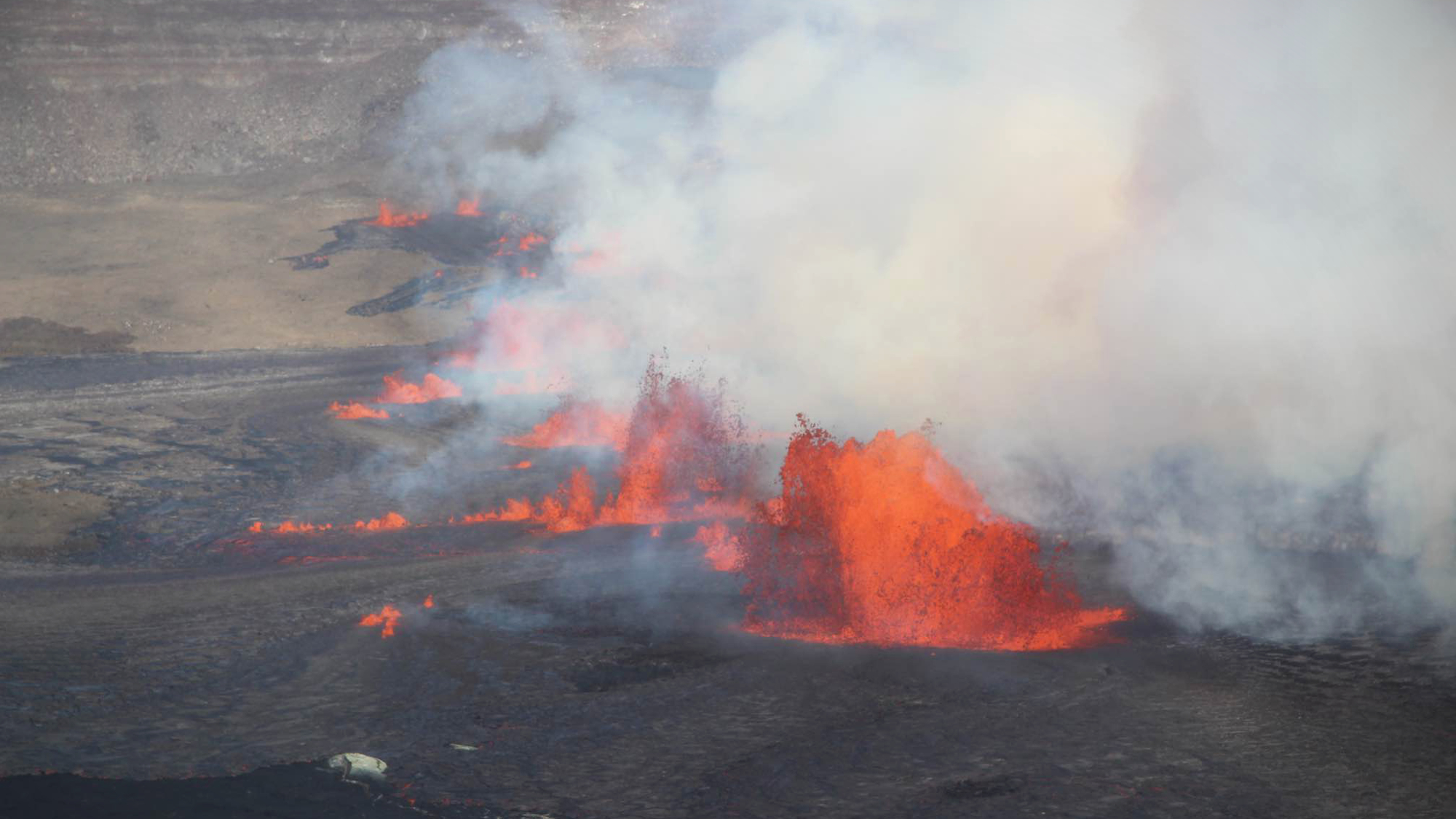 ويثور بركان كيلويا في هاواي في منطقة هادئة منذ عام 1974