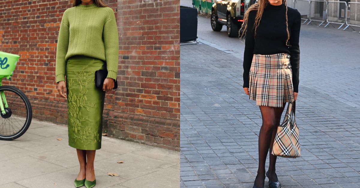 Stylish Londoners Have Officially Ditched Dresses for Skirts