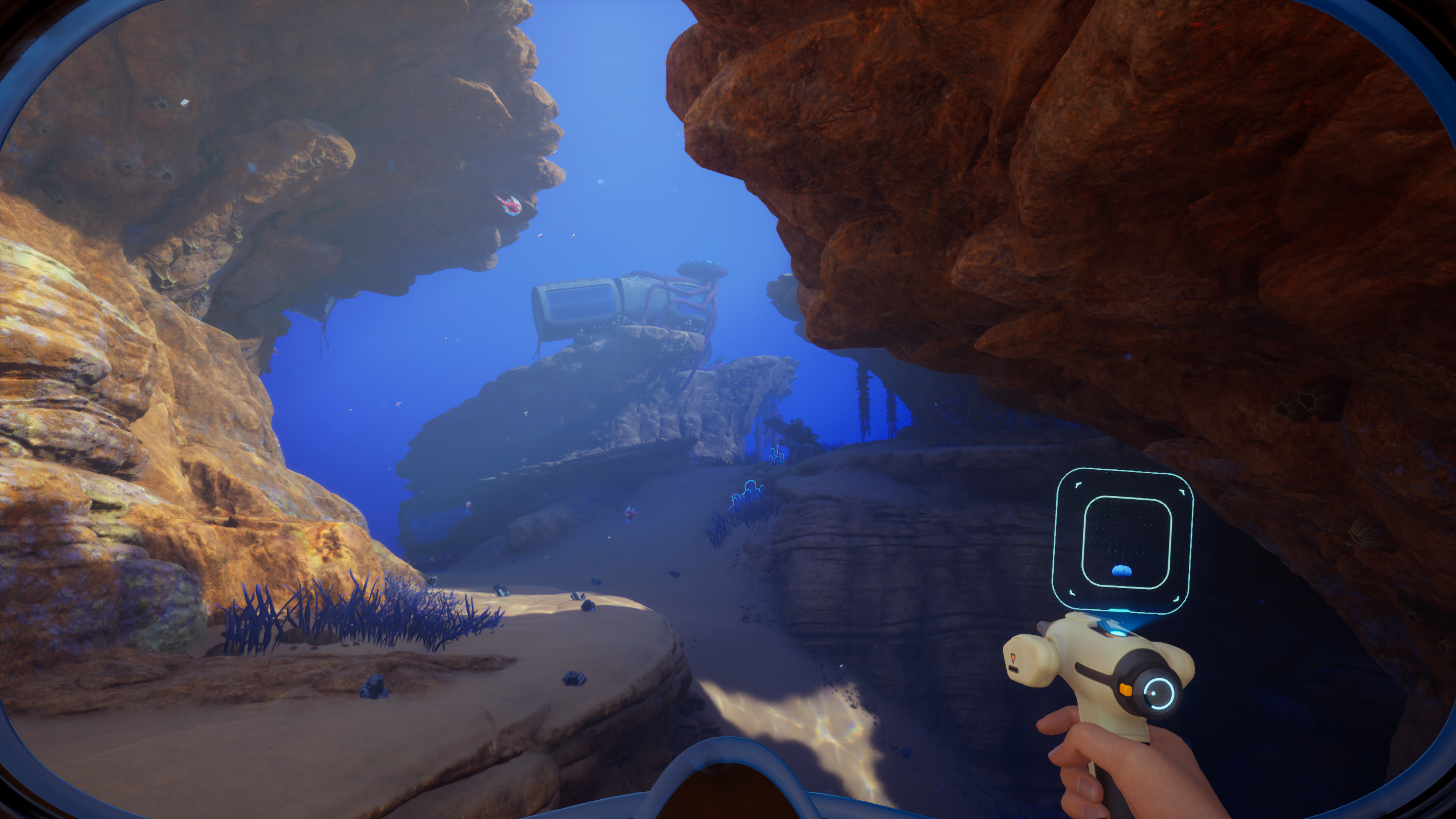 Screens from sea exploration game Subnautica 2