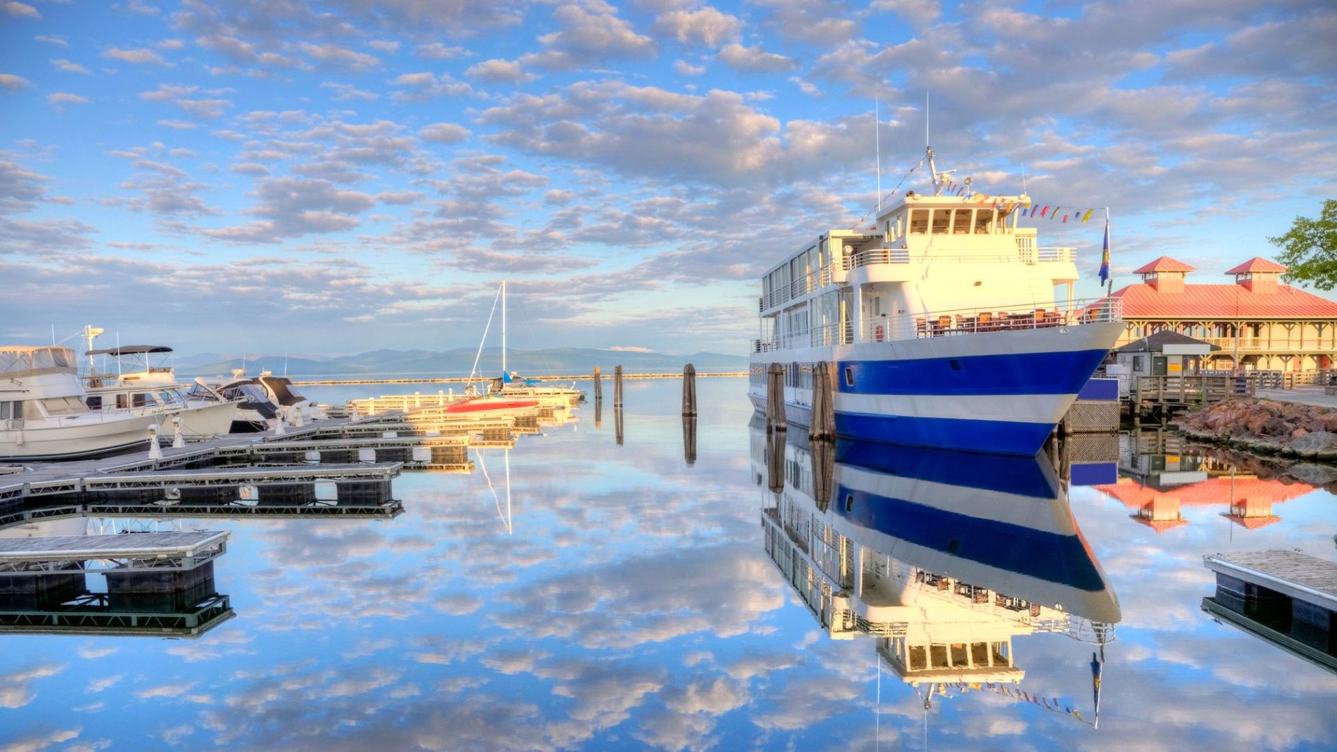 Lake Champlain in Burlington, Vermont
