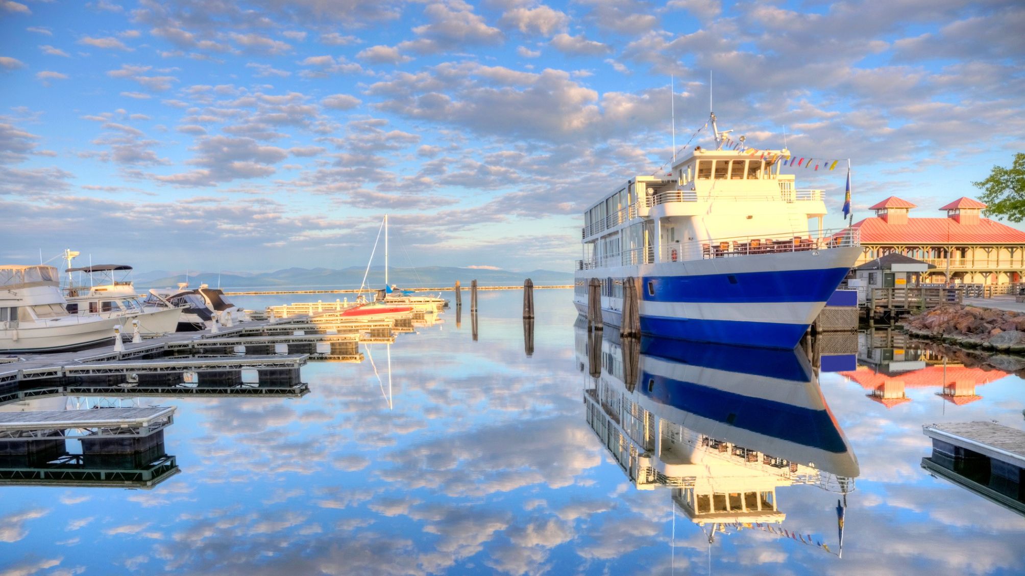 Lake Champlain in Burlington, Vermont