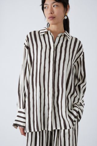 Salma Brush Stripe Shirt