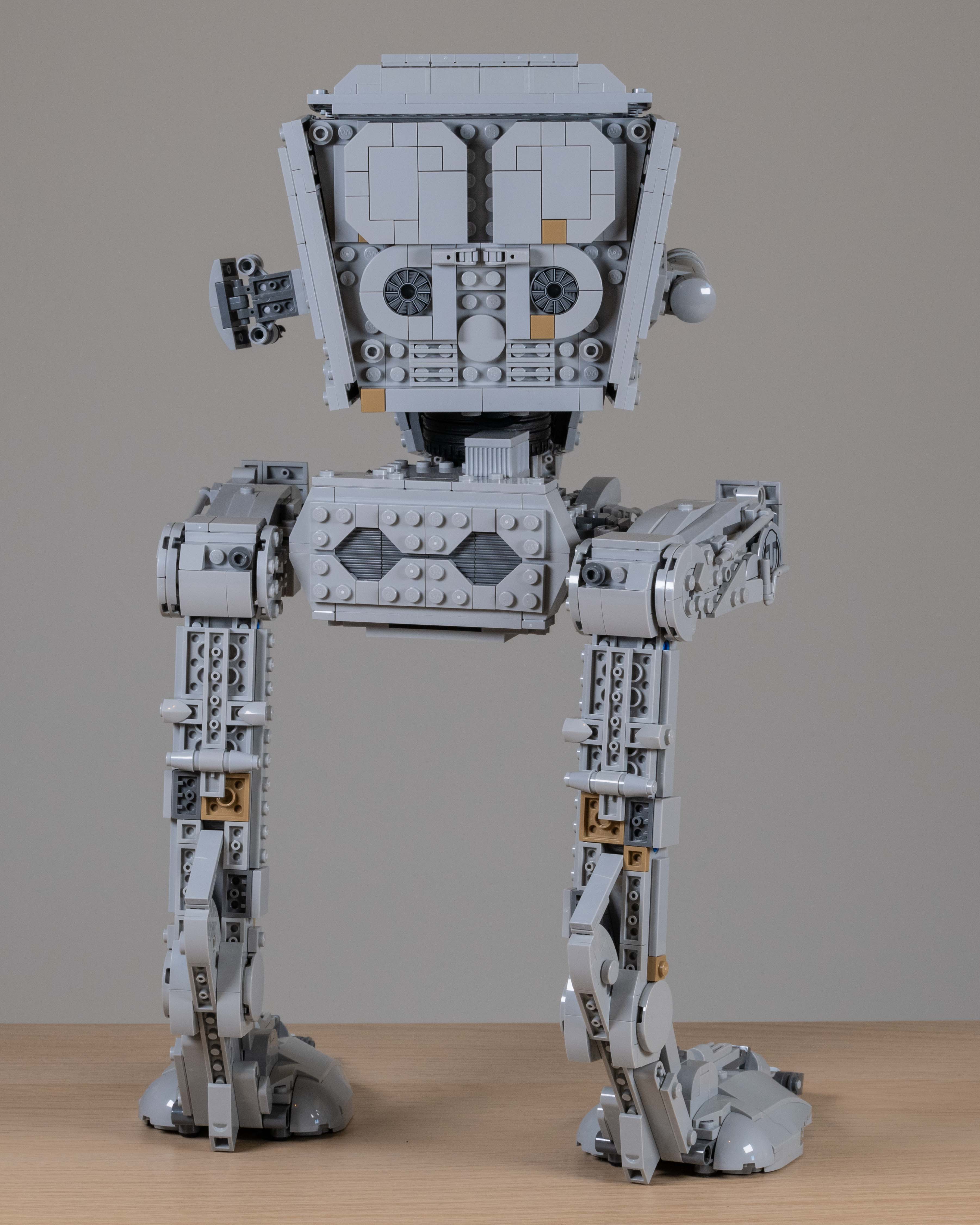 Lego Star Wars AT-ST Walker (75417) on a neutral background