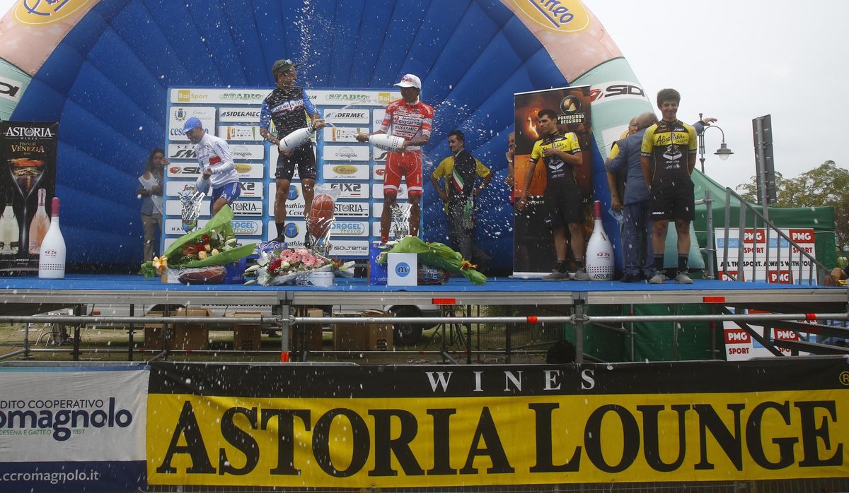 The top three on the podium