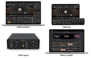 All four iterations of IK Multimedia's new Tonex software