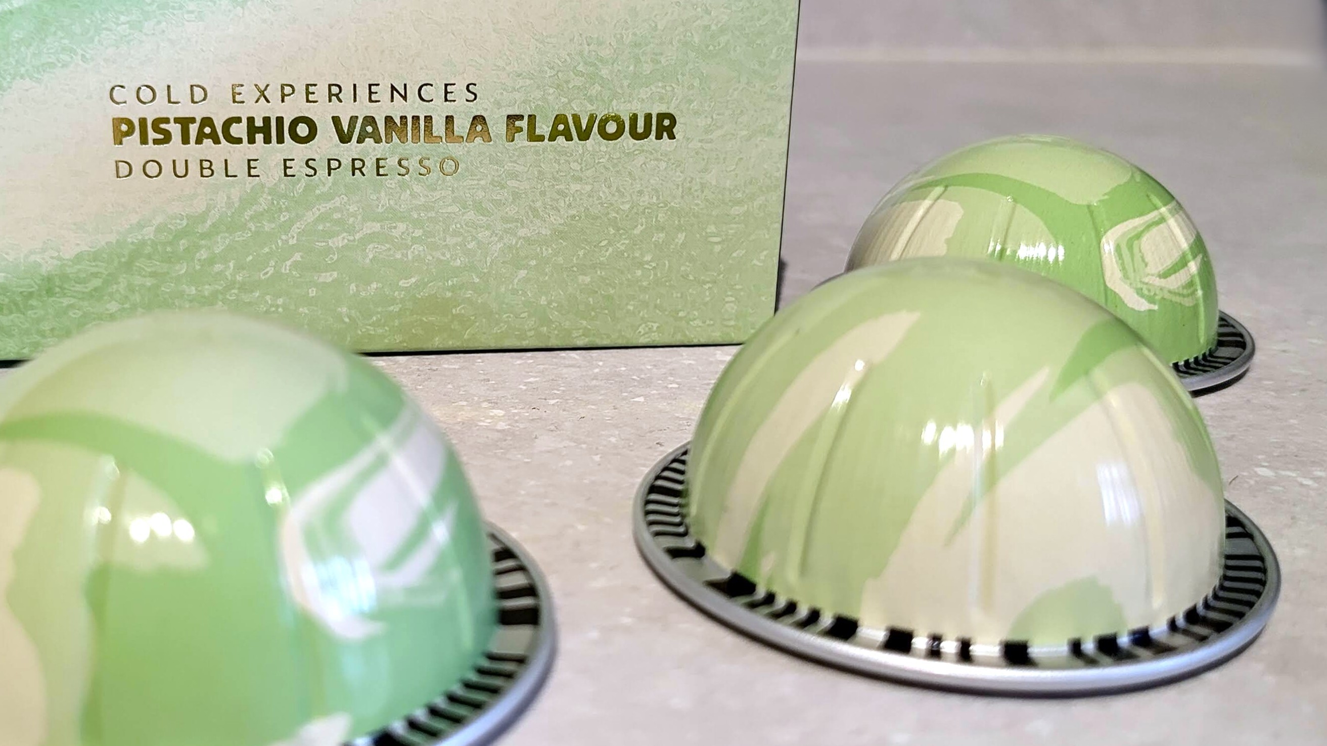 Nespresso pistachio vanilla capsules