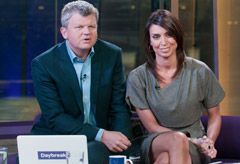 Adrian Chiles and Christine Bleakley on Daybreak