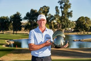 Emotional Steve Stricker Wins First PGA Tour Champions Title