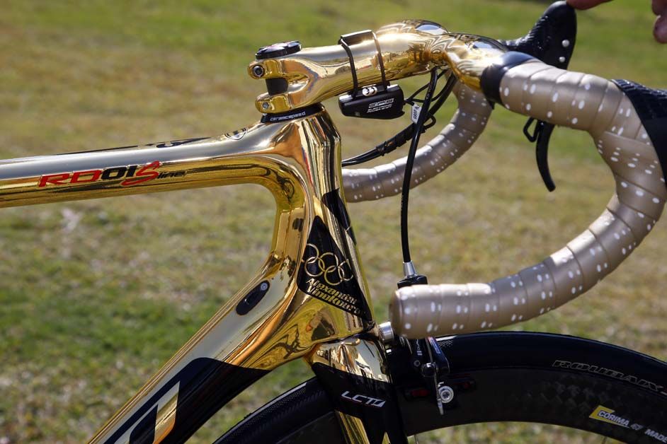 A closer look at Alexander Vinokourov's bike