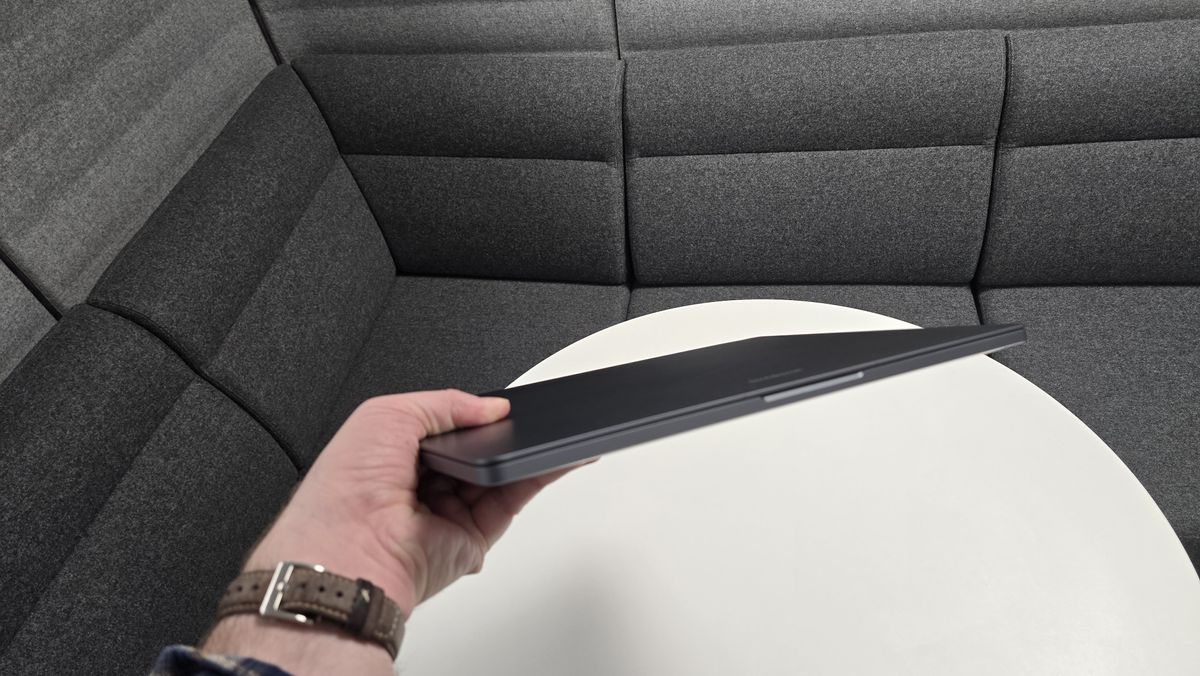 Samsung Galaxy Book6 Ultra laptop in an office environment