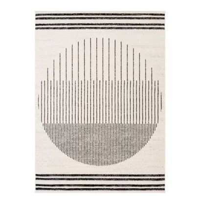Monochrome Rug Pattern I'm big into monochrome, and these black and white rugs are FTW | Real ...