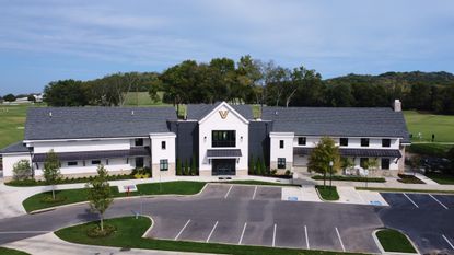 The extrior of the renovated Vanderbilt Golf House