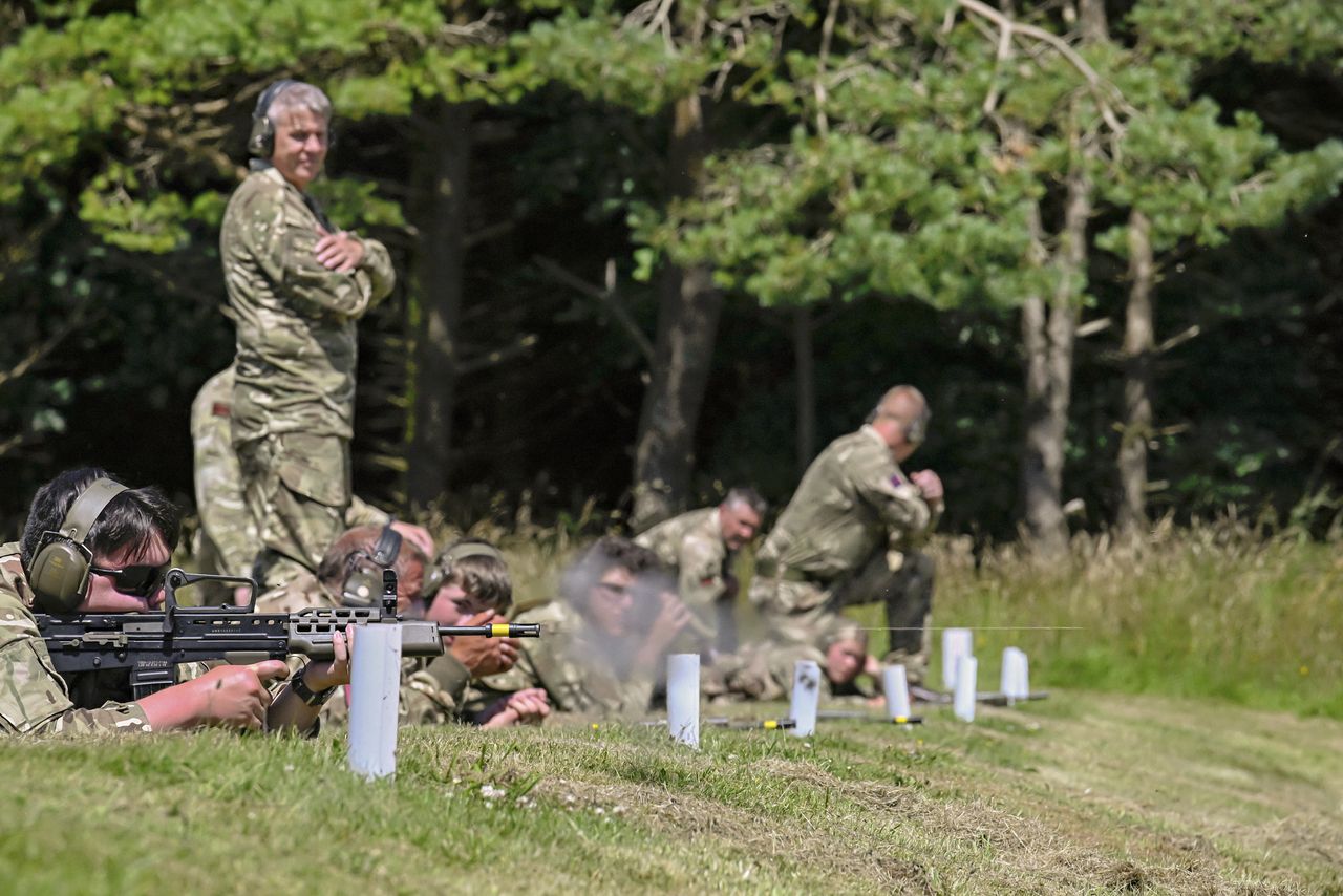 Bullet being fired