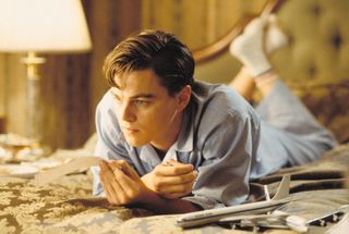 Leonardo DiCaprio stars as Frank Abagnale Jr. in Catch Me If You Can