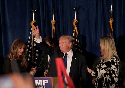 Trump told to tone it down by family.