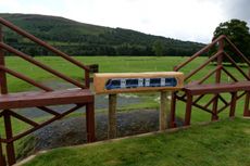 Andrew Hoy and Ian Stark walking the cross country (Fence 18, Forth Rail Bridge) at The Longines FEI European Eventing Championship at Blair Castle, Atholl, Pitlochry, Perthshire, Scotland, United Kingdom, on 26 August 2015