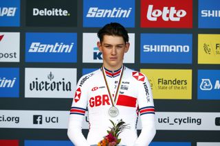 2021 UCI Road World Championships Flanders Men Junior Time Trial - Knokke Heist - Bruges 23,3 km - 21/09/2021 - Joshua Tarling (GBR) - photo Luca Bettini/BettiniPhotoÂ©2021