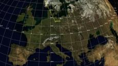 This map shows the location where the small asteroid 2024 BX1 harmlessly impacted Earth&rsquo;s atmosphere over Germany, about 37 miles (60 kilometers) west of Berlin, on Jan. 21, 2024 local time.