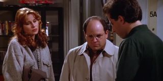 Jennifer Coolidge, Jason Alexander, and Jerry Seinfeld on Seinfeld