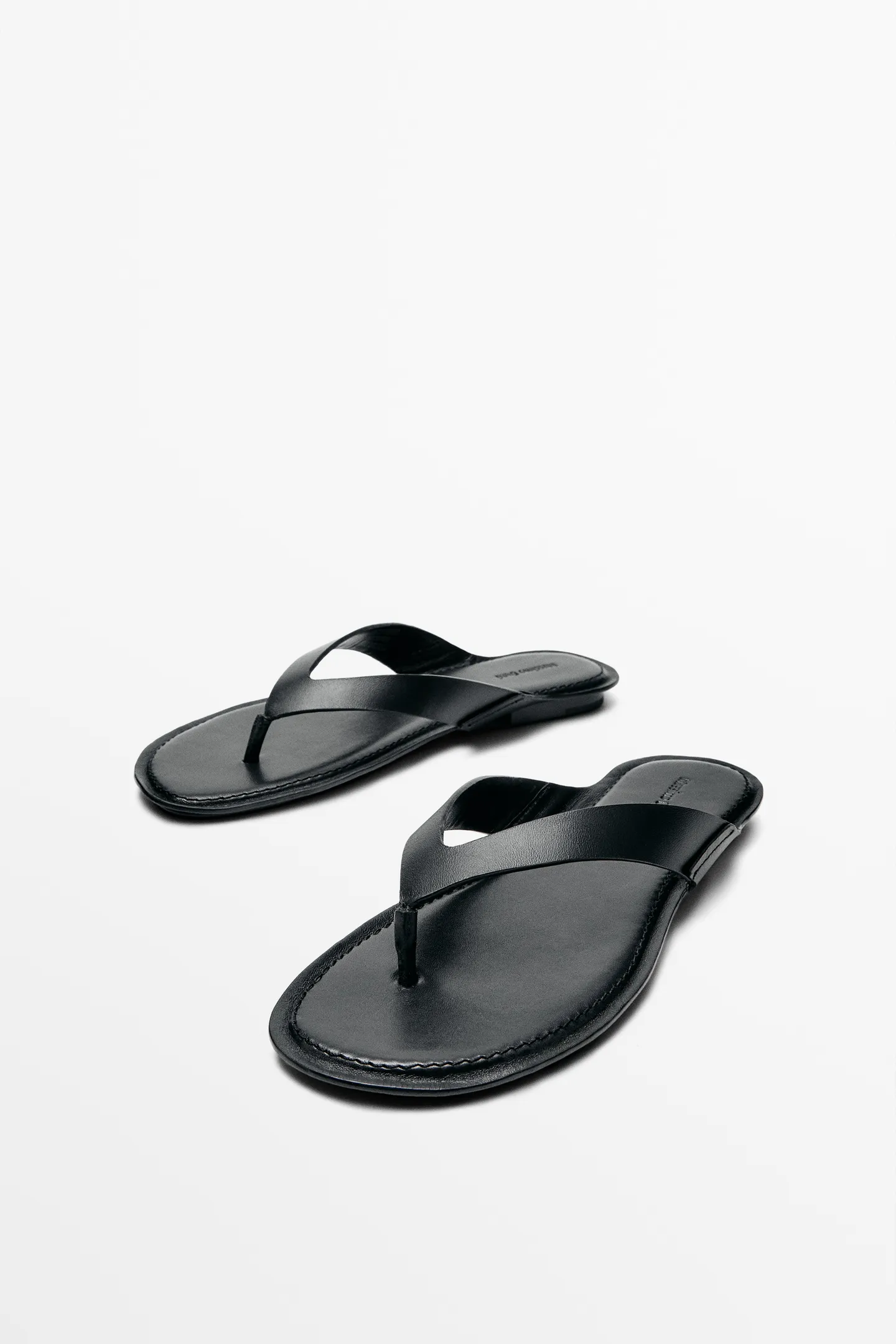 Massimo Dutti, Flat Leather Sandals