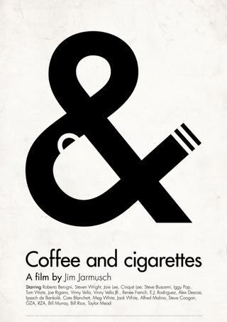The fan-designed poster of Coffee and Cigarettes.