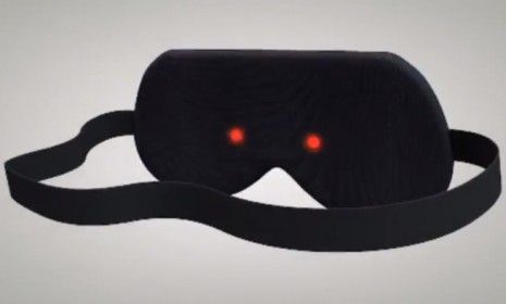 The Remee sleep mask uses six red LED lights to signal to the wearer that he&amp;#039;s dreaming... without waking him up.