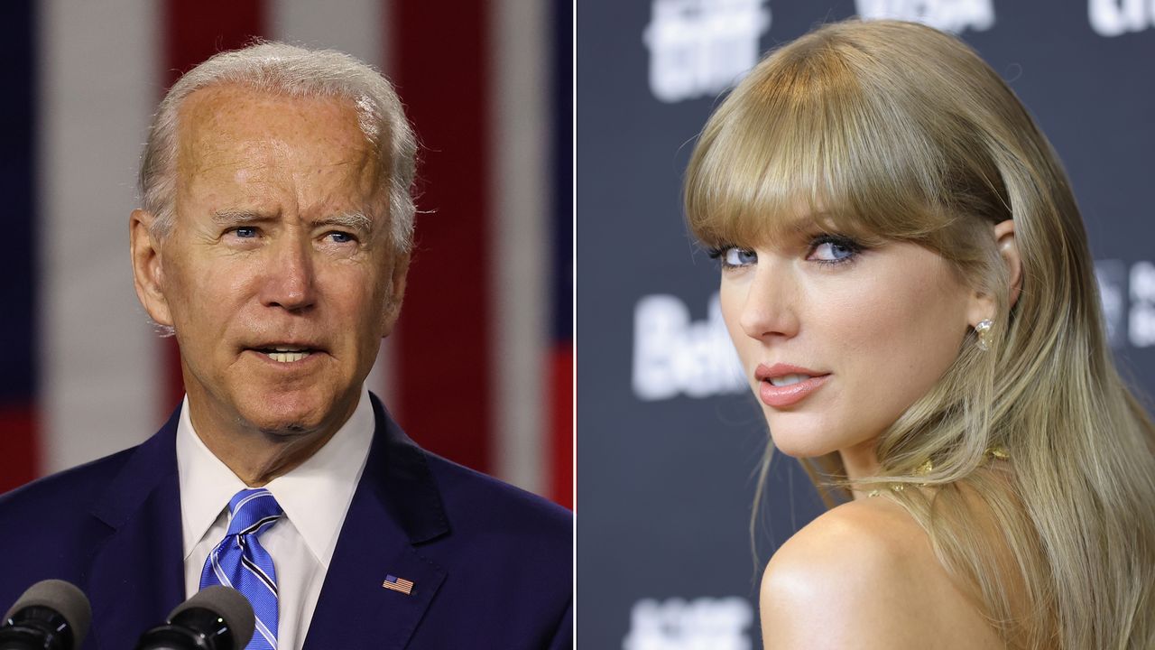 Joe Biden and Taylor Swift