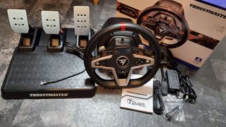 Thrustmaster T248 racing wheel and magnetic pedals
