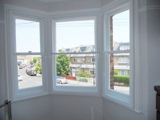 secondary glazing installed on a sash window
