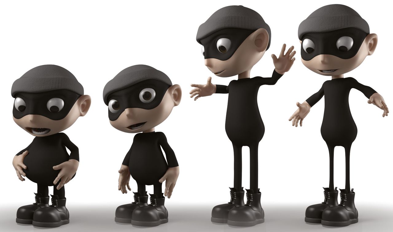 Make sure you keep the characters weight distributed evenly when stretching and squashing