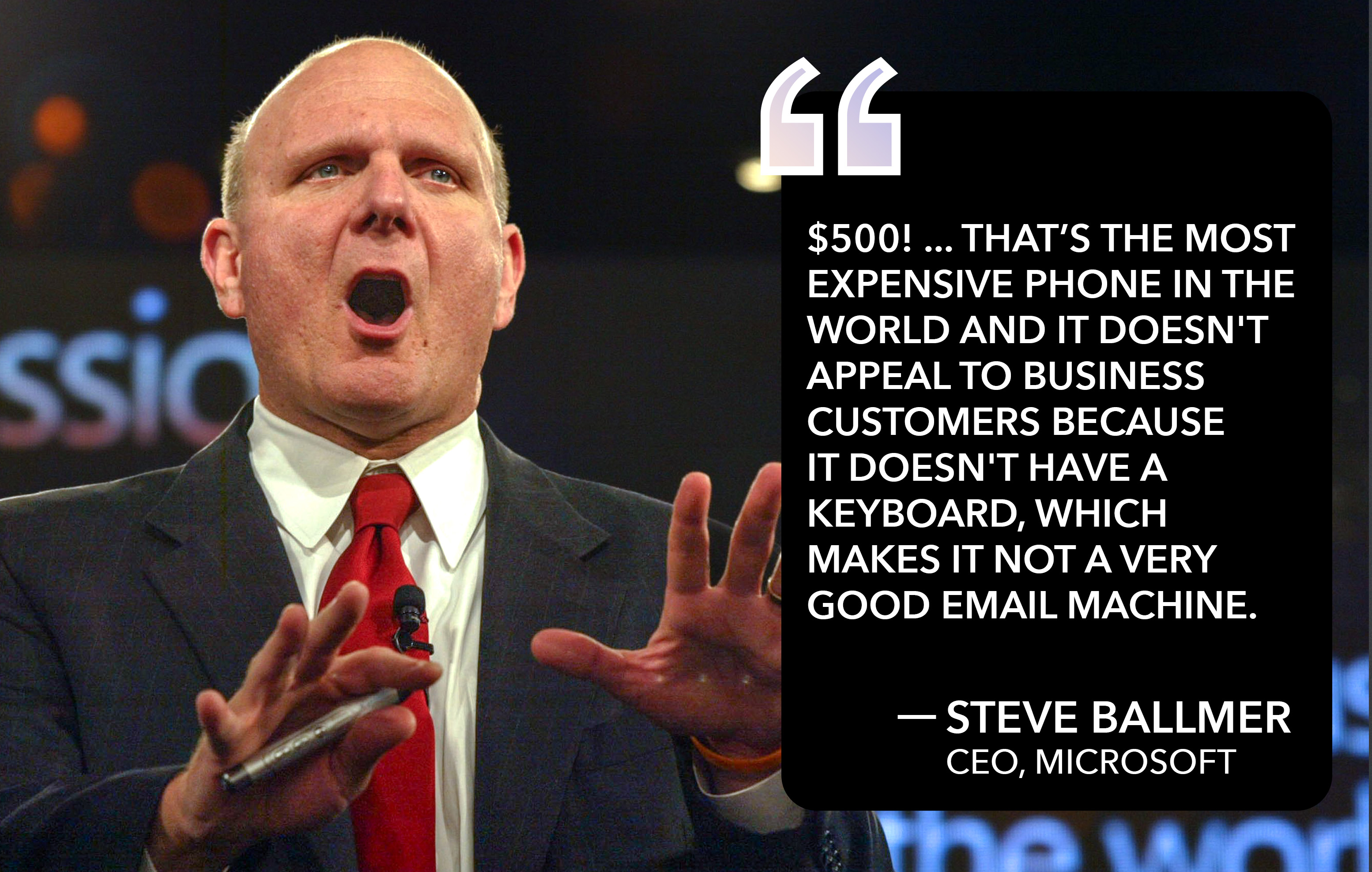 Microsoft CEO Steve Ballmer speaks at the Seoul Digital Forum 2006 May 25, 2006 in Seoul, South Korea.