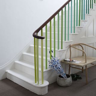 stair with baluster