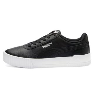 Puma Carina L Black and White Sneakers 