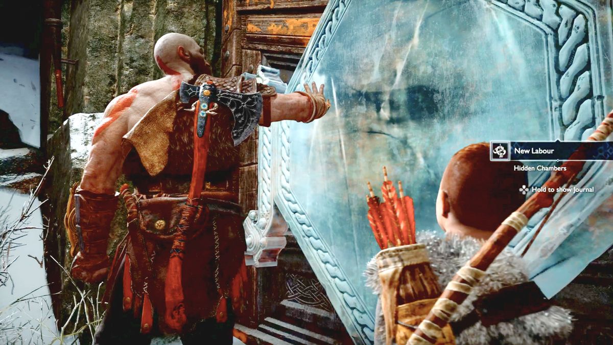 god of war 1 guy won't open bridge