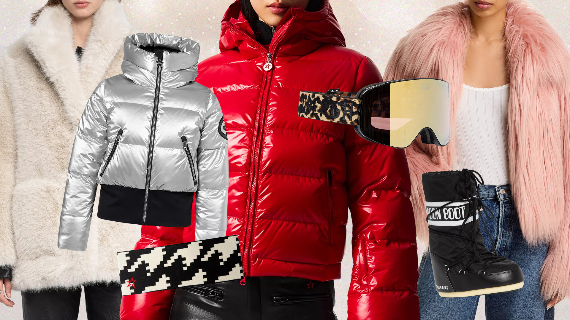 Collage Image of Ski and Après Ski Looks From Bloomingdale&#039;s