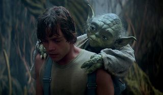 The Empire Strikes Back Yoda and Luke Training
