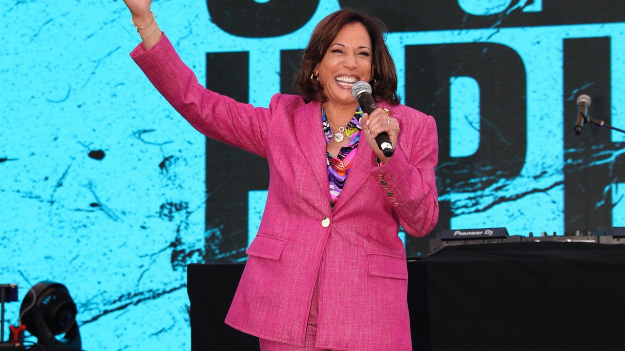 WASHINGTON, DC - SEPTEMBER 09: Vice President Kamala Harris attends the 50th Anniversary Of Hip-Hop party on September 09, 2023 in Washington, DC. (Photo by Johnny Nunez/WireImage)